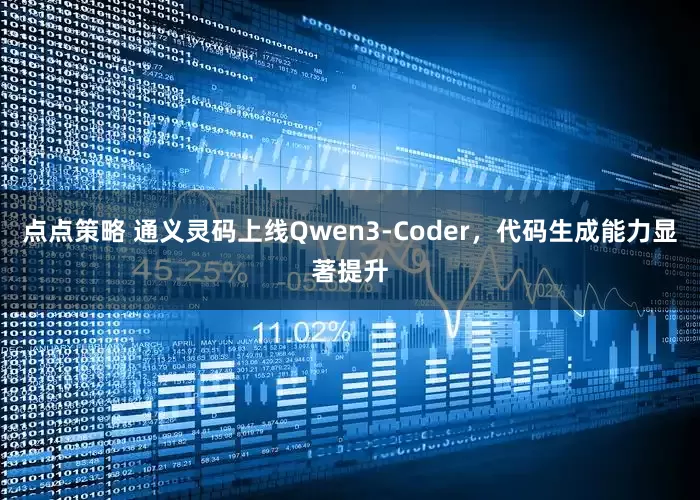 点点策略 通义灵码上线Qwen3-Coder，代码生成能力显著提升